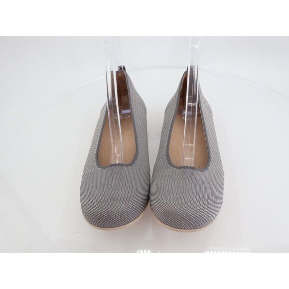 Abeo Tilly Women's Flats Loafers Size 7.5 Neutral Knit Blue White Slip On Comfy - Picture 4 of 16